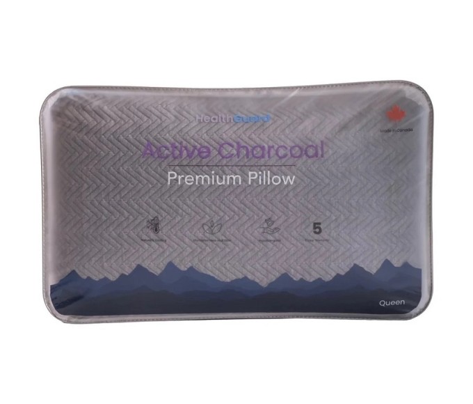 Health Guard Active Charcoal Queen Pillow